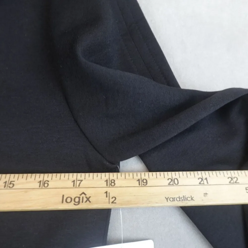 NWT Athleta Allure Dress 1/4 Zip Small Black Ponte Athleisure Pocket Mock Neck